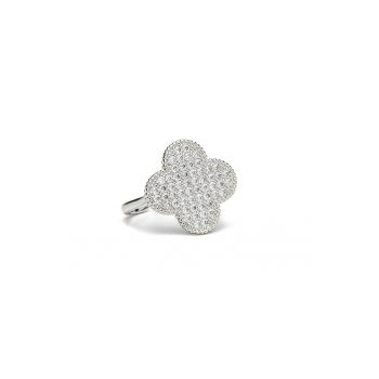Inel Silver Flower Alhambra