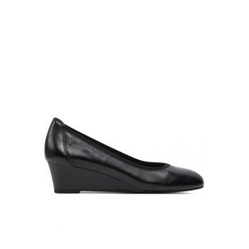 Pantofi dama  303359362 - Piele naturala - Negru