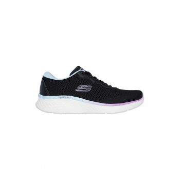 Pantofi sport de piele ecologica cu sireturi