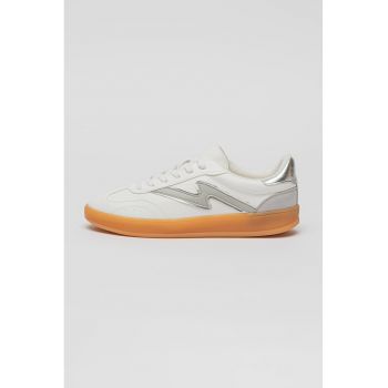 Pantofi sport de piele ecologica cu sireturi Giia
