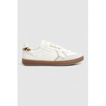 Pantofi sport de piele si piele intoarsa Action