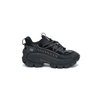Pantofi sport demiwedge din material textil