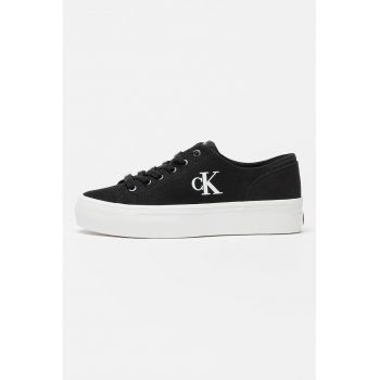 Pantofi sport din material textil cu talpa flatform