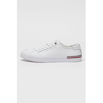 Pantofi sport din piele cu detaliu logo