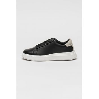 Pantofi sport din piele cu detaliu logo