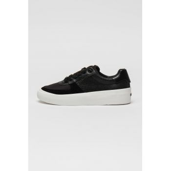 Pantofi sport din piele cu logo