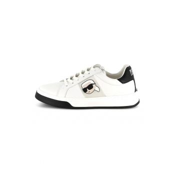 Pantofi sport din piele cu logo
