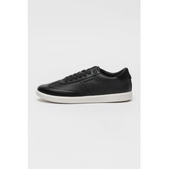 Pantofi sport din piele cu model uni