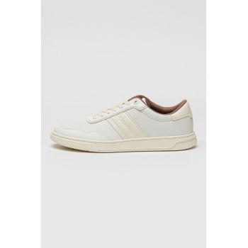 Pantofi sport din piele cu sireturi