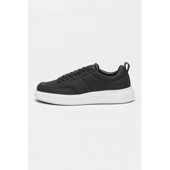 Pantofi sport din piele cu sireturi