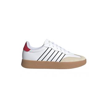 Pantofi sport din piele ecologica cu insertii din piele intoarsa Barreda