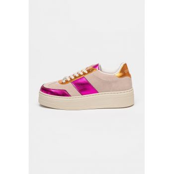 Pantofi sport flatform cu sireturi