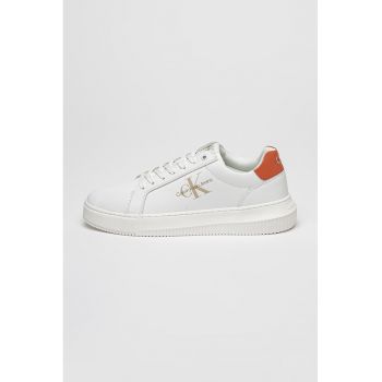 Pantofi sport low-cut de piele cu logo