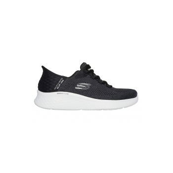 Pantofi sport Slip-Ins de piele ecologica cu sireturi