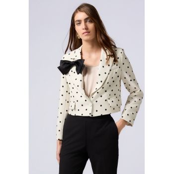 Sacou crop cu buline