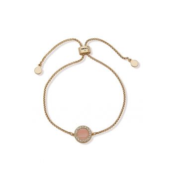 Bratara cu nod glisant si talisman cu cristal