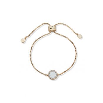 Bratara cu nod glisant si talisman cu cristal