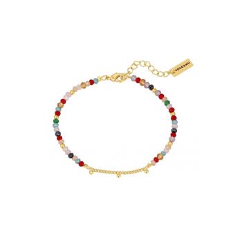 Bratara placata cu aur de 14K decorata cu zirconia