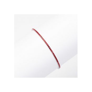 Bratara Tennis Din ARGINT 925 Rubin