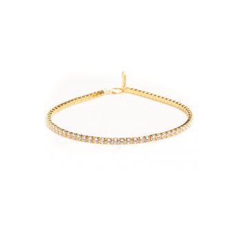 Chocker Auriu Tennis