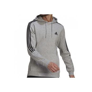 Hanorac  Essentials Cut 3-Stripes pentru barbati - gri