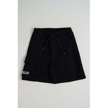 Pantaloni scurti din bumbac cu snur de ajustare