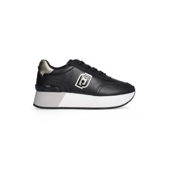 Pantofi sport cu garnituri din piele