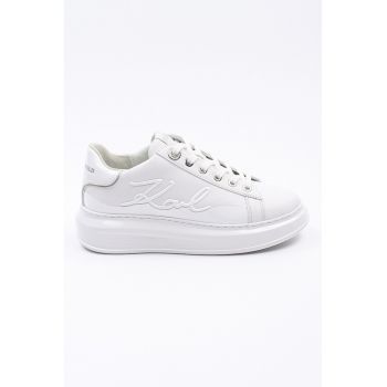 Pantofi sport din piele cu logo
