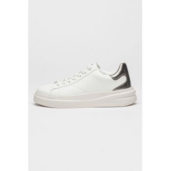 Pantofi sport din piele cu logo