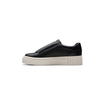 Pantofi sport din piele cu platforma
