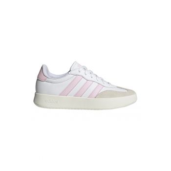 Pantofi sport din piele ecologica cu garnituri din piele intoarsa