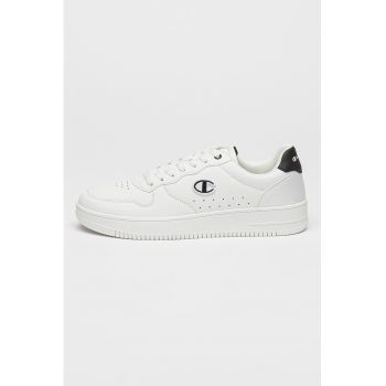 Pantofi sport din piele ecologica cu segmente din material textil Beck