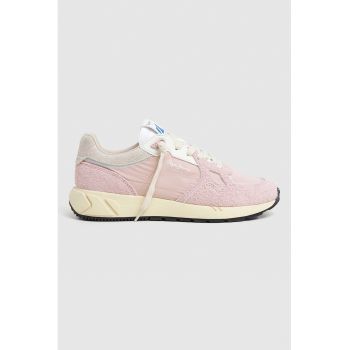 Pantofi sport low-cut cu garnituri din material sintetic