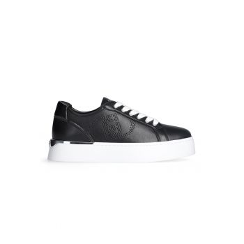 Pantofi sport low cut din piele si piele ecologica