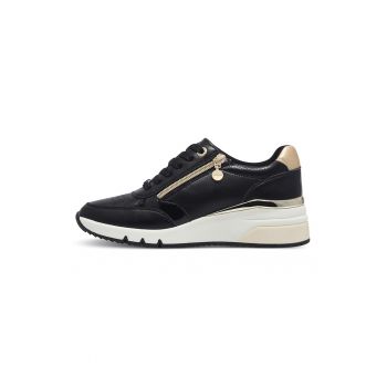 Pantofi sport wedge cu fermoar