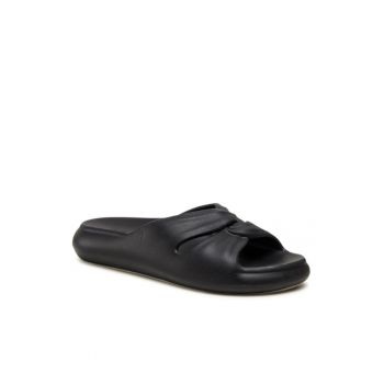 Papuci flip-flop dama -  Textil - Negru