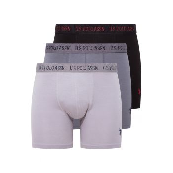 Set de boxeri din bumbac si amestec de modal - 3 Perechi