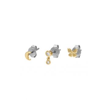 Set de cercei cu cristale - 3 Piese