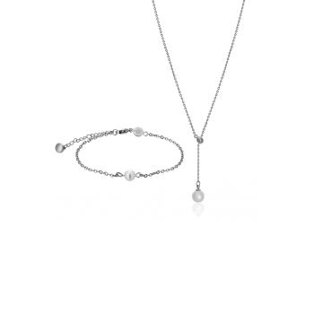 Set de colier si bratara Moonlit Beach - 2 piese