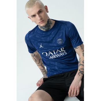 Tricou cu decolteu la baza gatului si imprimeu - pentru fotbal Performance