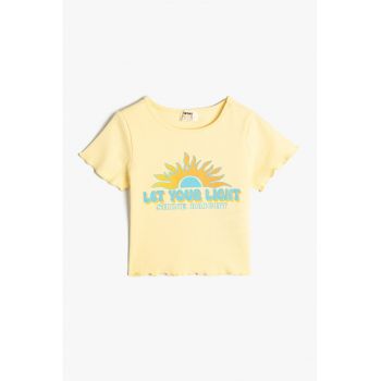 Tricou din amestec de bumbac cu imprimeu