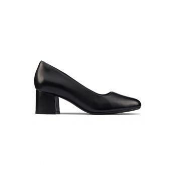 Pantofi de piele cu toc masiv Sheer