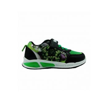 Pantofi sport cu velcro si LED