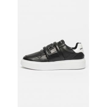 Pantofi sport de piele cu banda logo Maxi