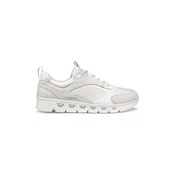 Pantofi sport de piele cu garnituri de piele intoarsa