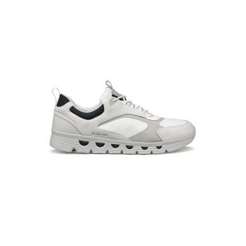 Pantofi sport de piele cu garnituri textile si de piele intoarsa
