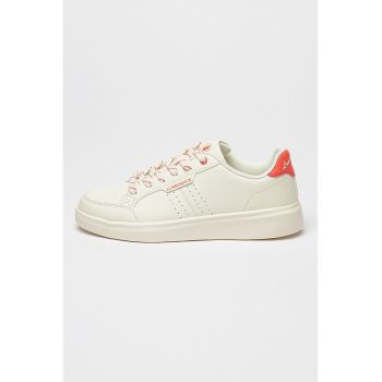Pantofi sport de piele ecologica cu perforatii Helena