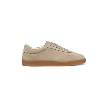 Pantofi sport de piele intoarsa cu sireturi
