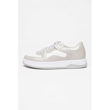 Pantofi sport din piele ecologica cu aspect contrastant Kilian