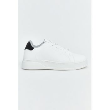 Pantofi sport low-cut de piele ecologica